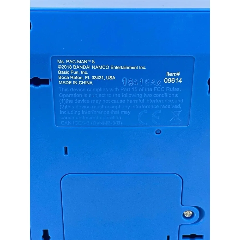 Ms. Pac-man Handheld Retro Mini Arcade Game Basic Fun Bandai Namco